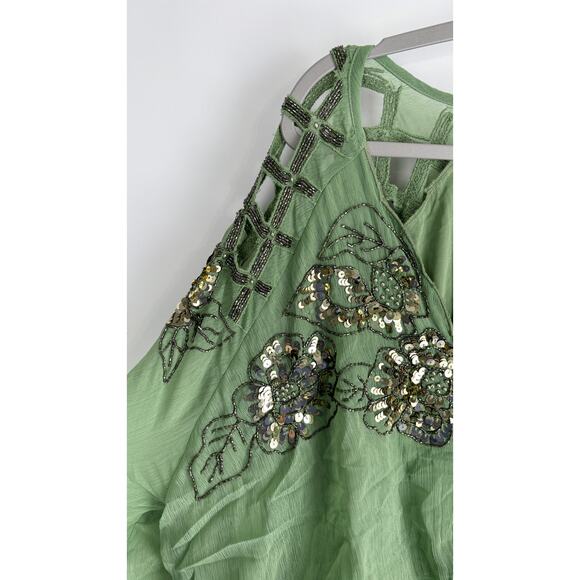 ASOS Curve Embellished Floral Lattice Detail Maxi Dress Womens Plus Size 22 New - Picture 6 of 11